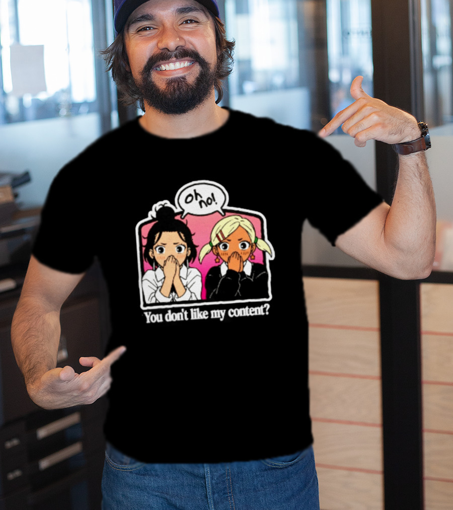 Oh No Muko And Miko Dandadan You Don't Like My Content Anime T-Shirt