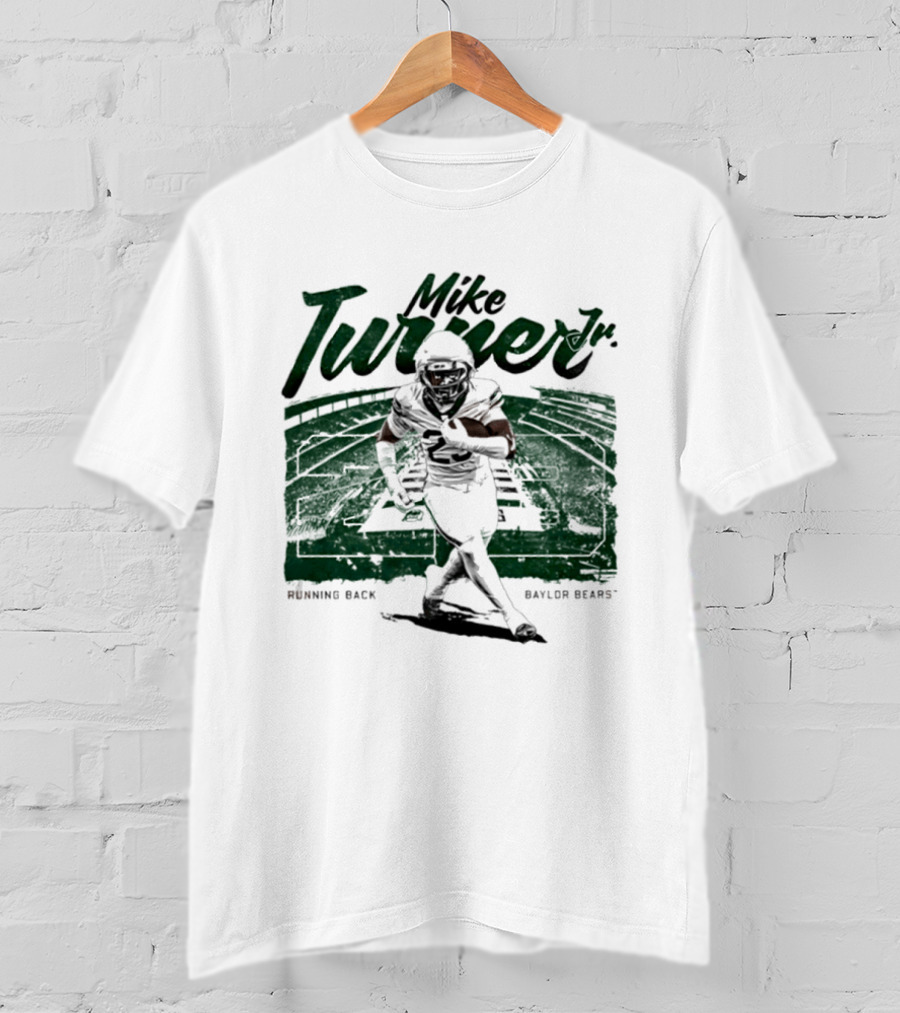 Mike Turner Jr. Running Back Baylor Bears NCAA Football Player T-Shirt