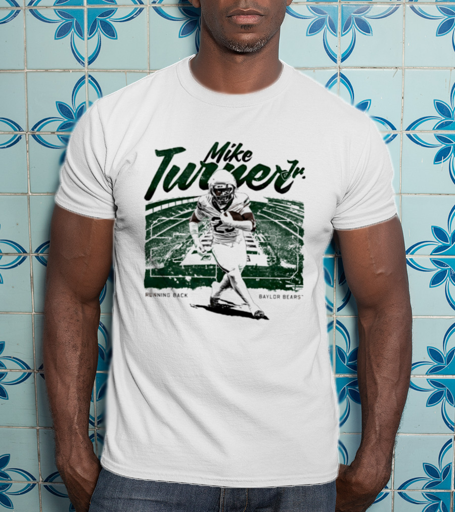 Mike Turner Jr. Running Back Baylor Bears NCAA Football Player T-Shirt