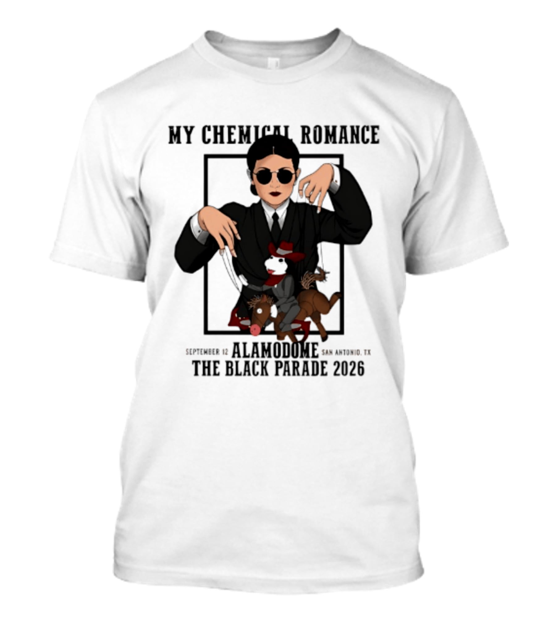 My Chemical Romance The Black Parade Alamodome 2026 September Texas T-Shirt
