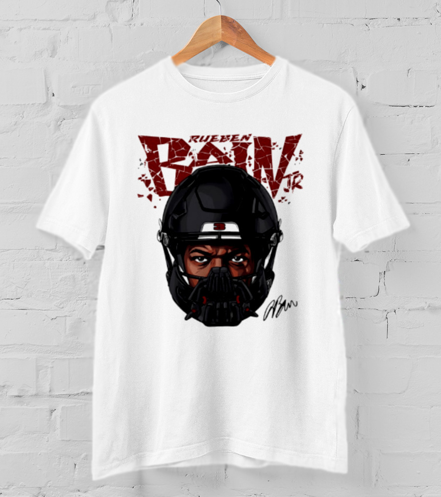 Rueben Bain Jr. Big Head Mask Tampa Bay Buccaneers T-Shirt
