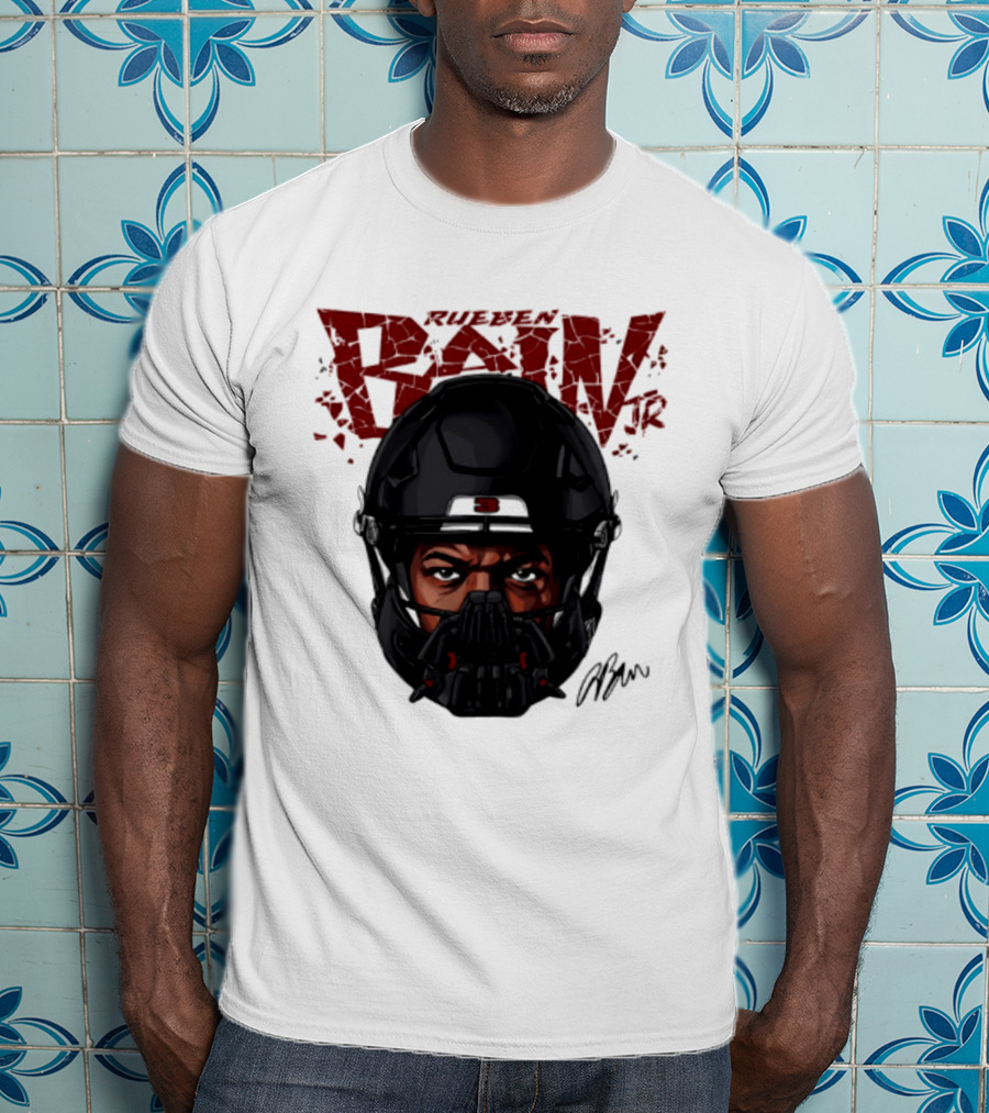 Rueben Bain Jr. Big Head Mask Tampa Bay Buccaneers T-Shirt