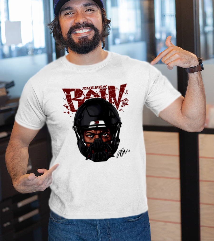Rueben Bain Jr. Big Head Mask Tampa Bay Buccaneers T-Shirt