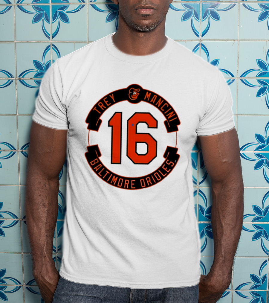 Trey Mancini 16 Baltimore Orioles MLB Baseball T-Shirt