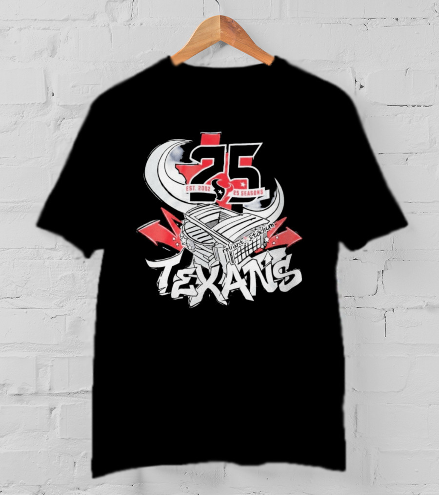 Texans 2026 Est. 2002 25 Seasons Anniversary T-Shirt