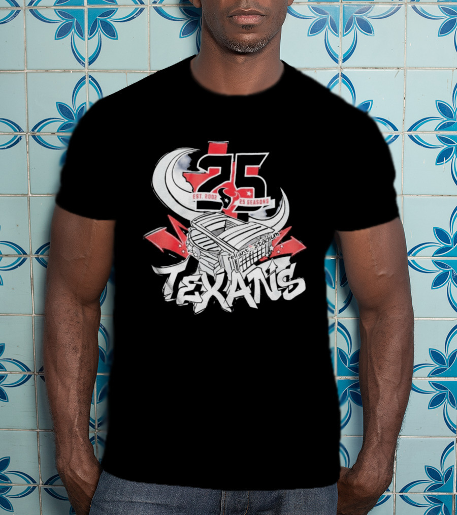 Texans 2026 Est. 2002 25 Seasons Anniversary T-Shirt