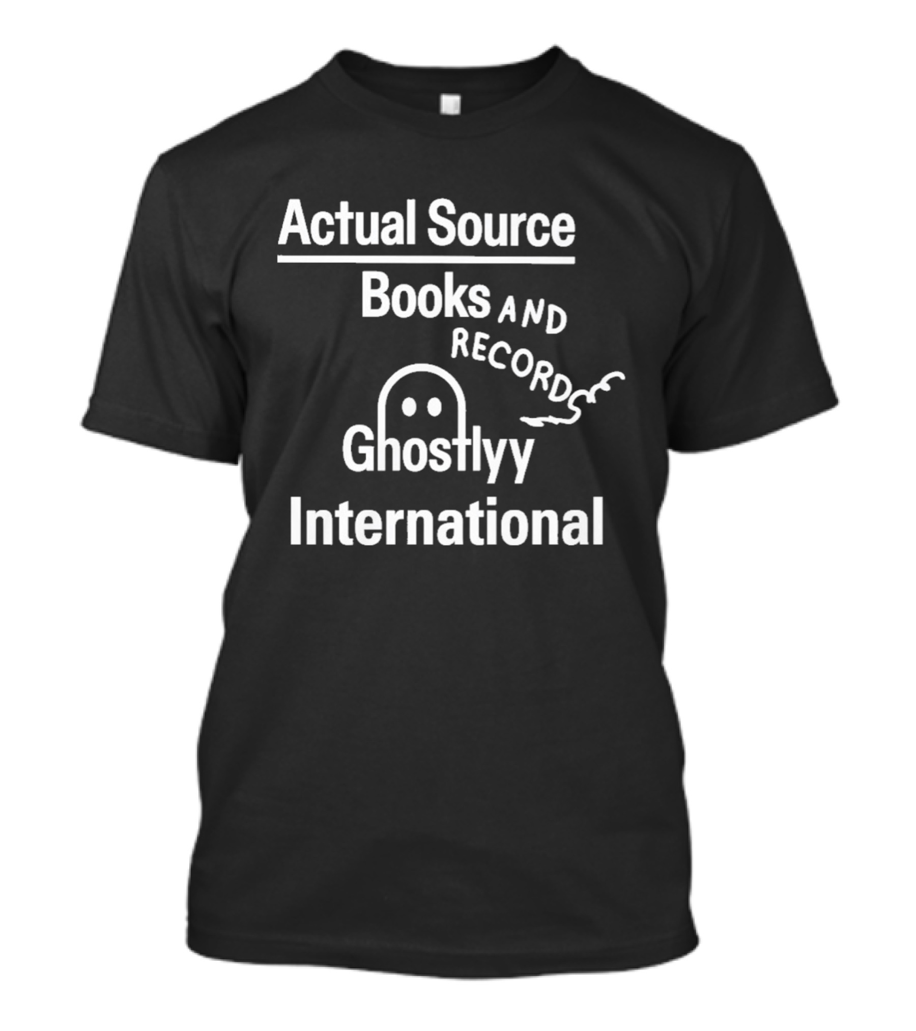 Actual Source Ghostlyy International Books And Records T-Shirt