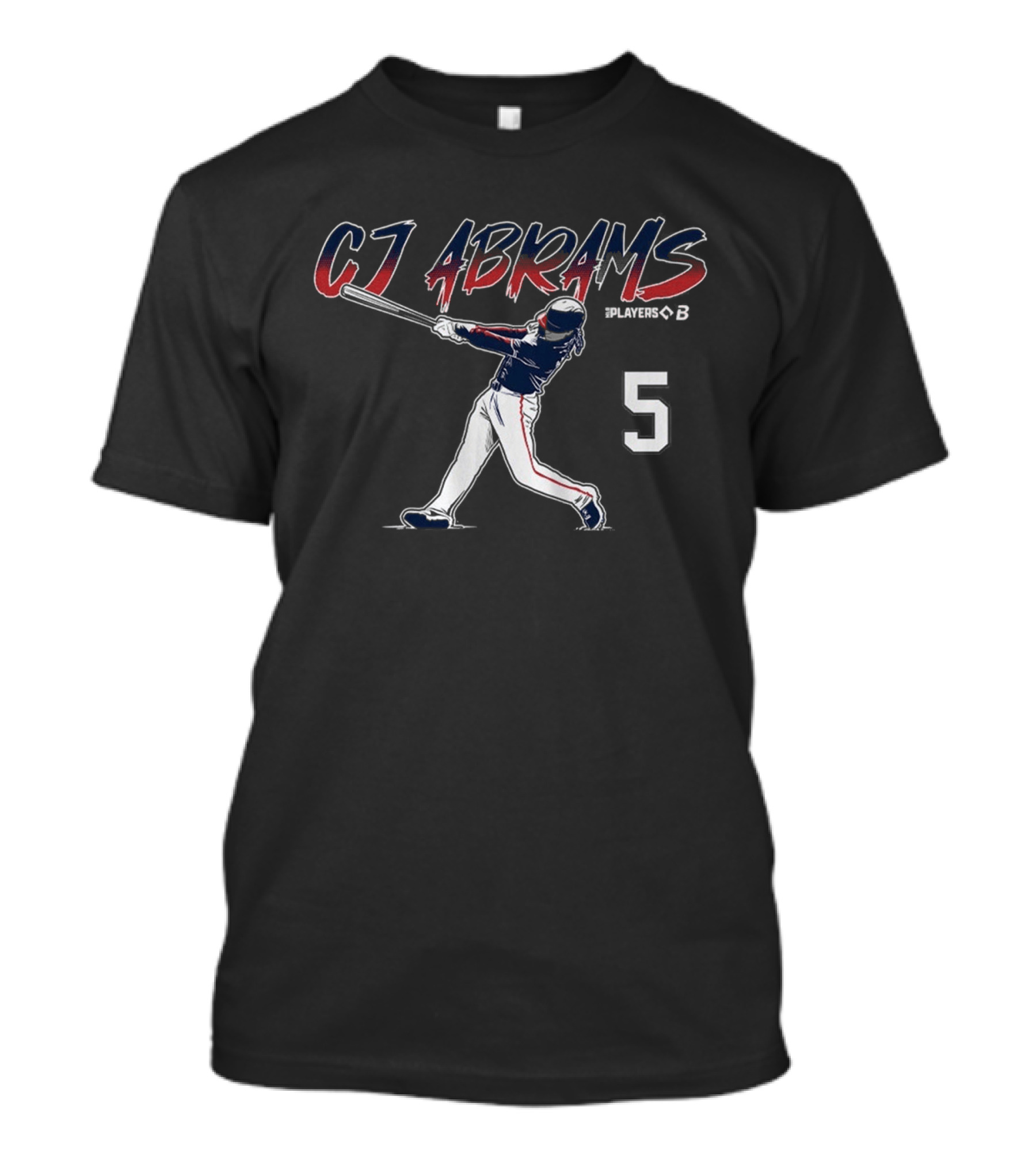 CJ Abrams Baseball Swing Number 5 T-Shirt