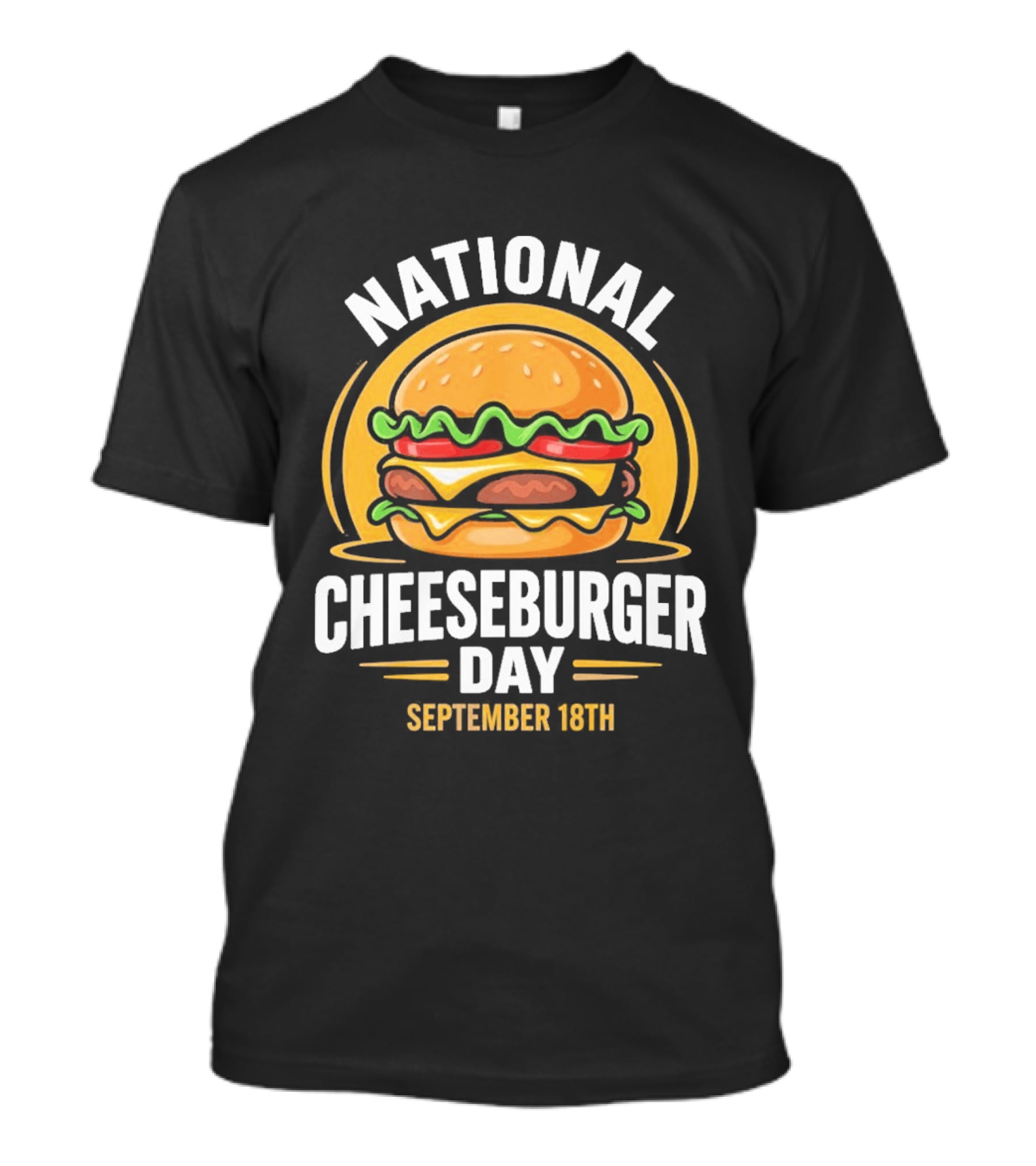 National Cheeseburger Day September 18th Celebration 2026 T-Shirt