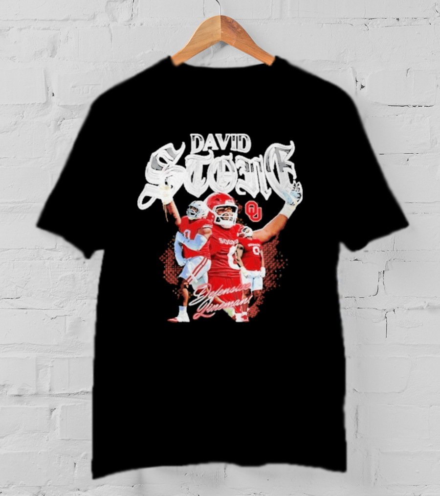 David Stone 0 Oklahoma Sooners Defensive Lineman T-Shirt
