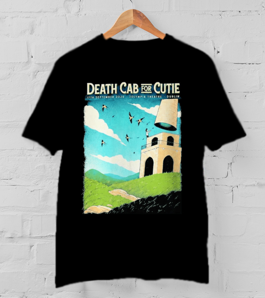 Death Cab For Cutie Olympia Theatre Dublin 17th September 2026 T-Shirt