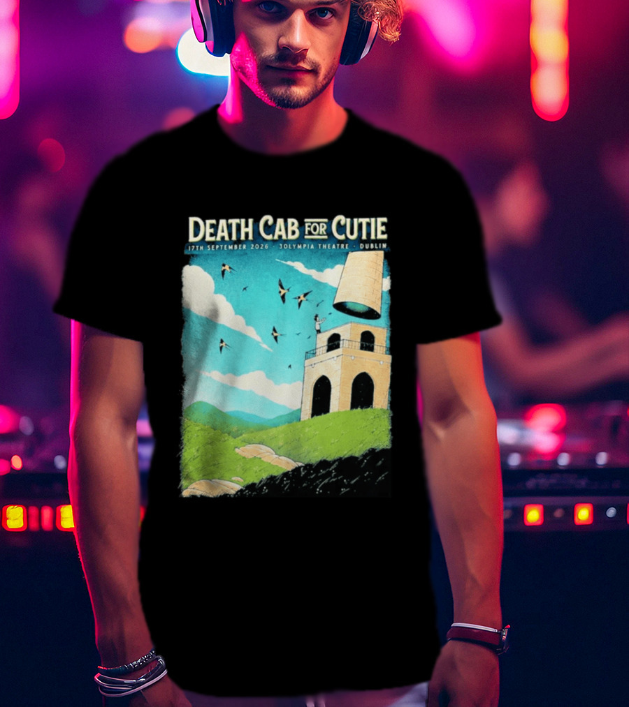 Death Cab For Cutie Olympia Theatre Dublin 17th September 2026 T-Shirt