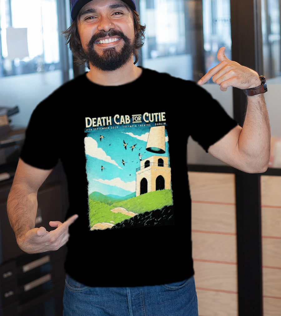Death Cab For Cutie Olympia Theatre Dublin 17th September 2026 T-Shirt