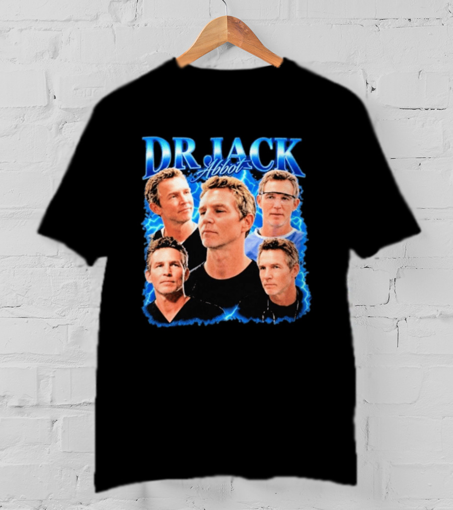 Dr Jack Abbot Multiple Faces Collage T-Shirt