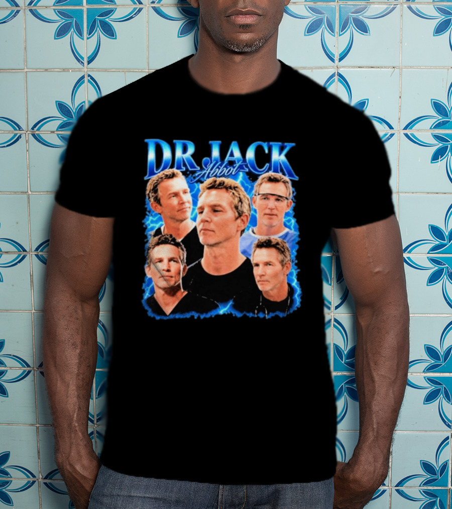 Dr Jack Abbot Multiple Faces Collage T-Shirt
