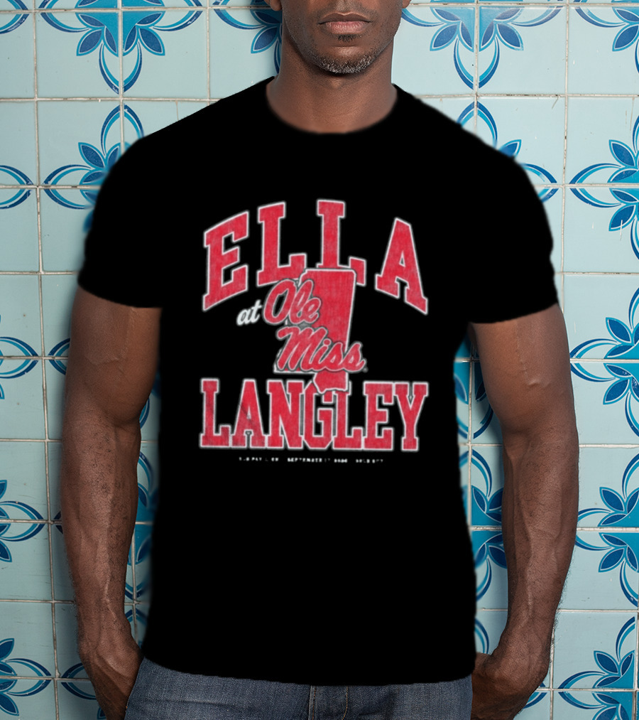 ELLA LANGLEY Ole Miss Mississippi T-Shirt