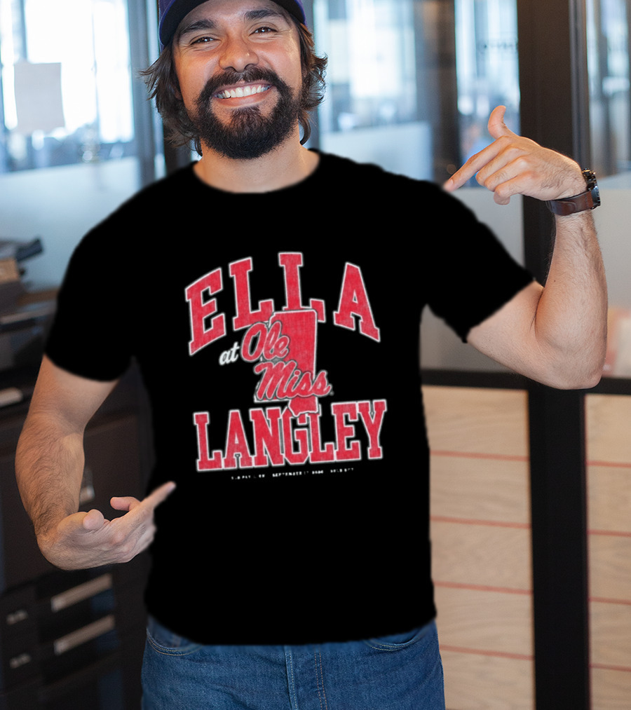 ELLA LANGLEY Ole Miss Mississippi T-Shirt