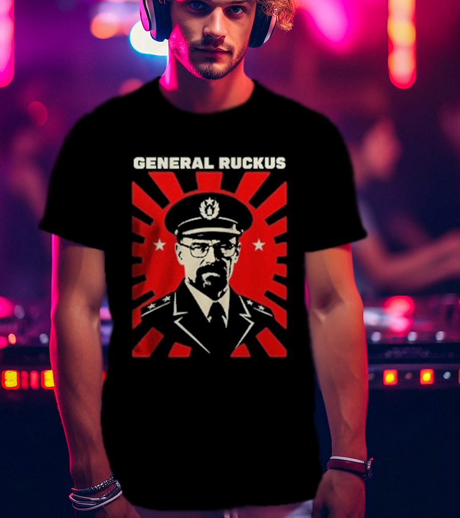 General Ruckus Walter White Red Star Uniform T-Shirt