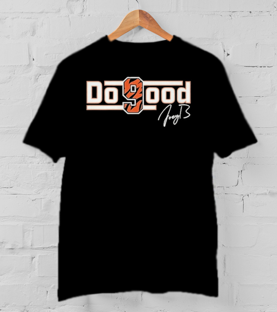Joe Burrow Cincinnati Bengals Do Good 9 Joey B T-Shirt