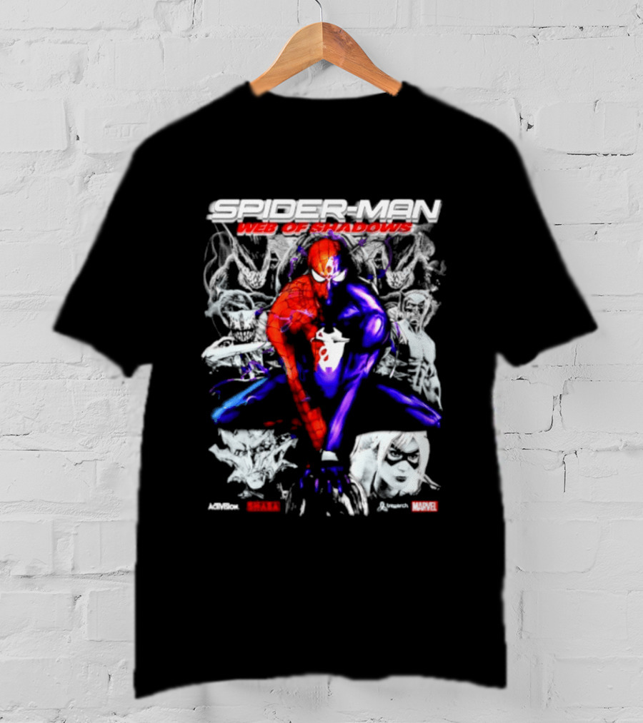 Spider Man Web Of Shadows Marvel Shaba Game T-Shirt