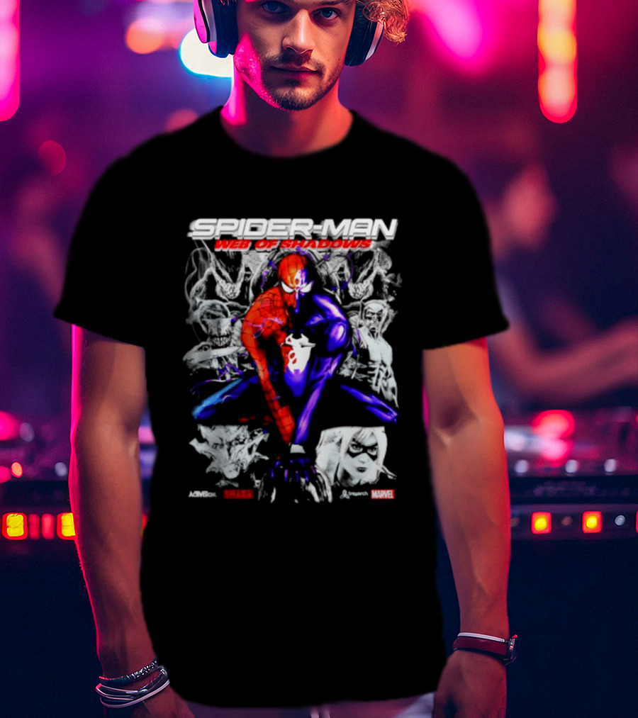 Spider Man Web Of Shadows Marvel Shaba Game T-Shirt