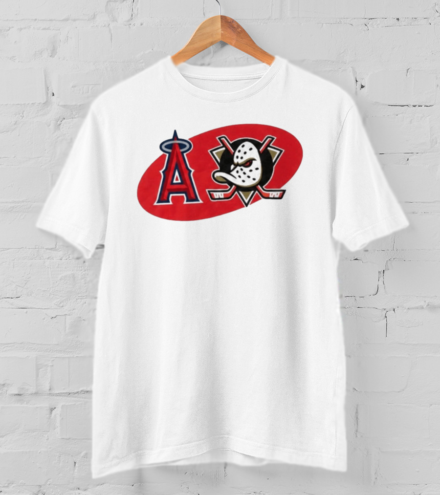 Los Angeles Angels Anaheim Ducks Collaboration Event T-Shirt