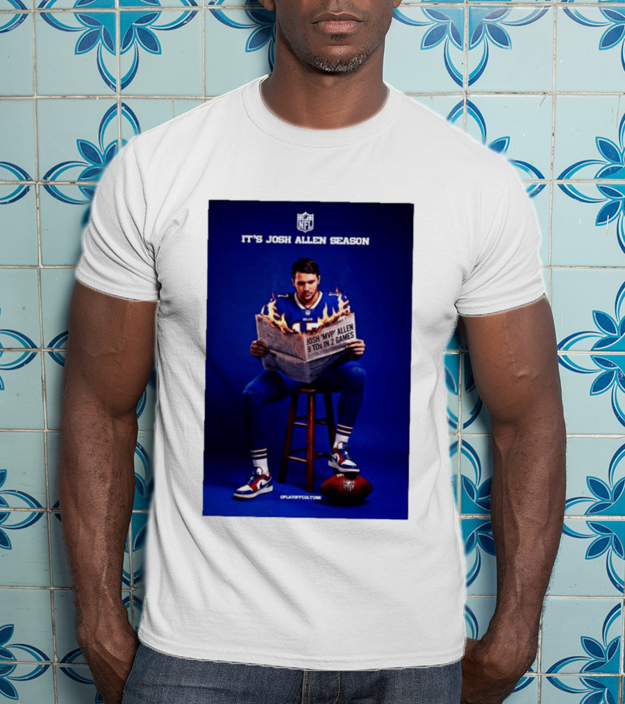 Josh Allen Season Buffalo Bills MVP 9 TDs NFL Football T-Shirt