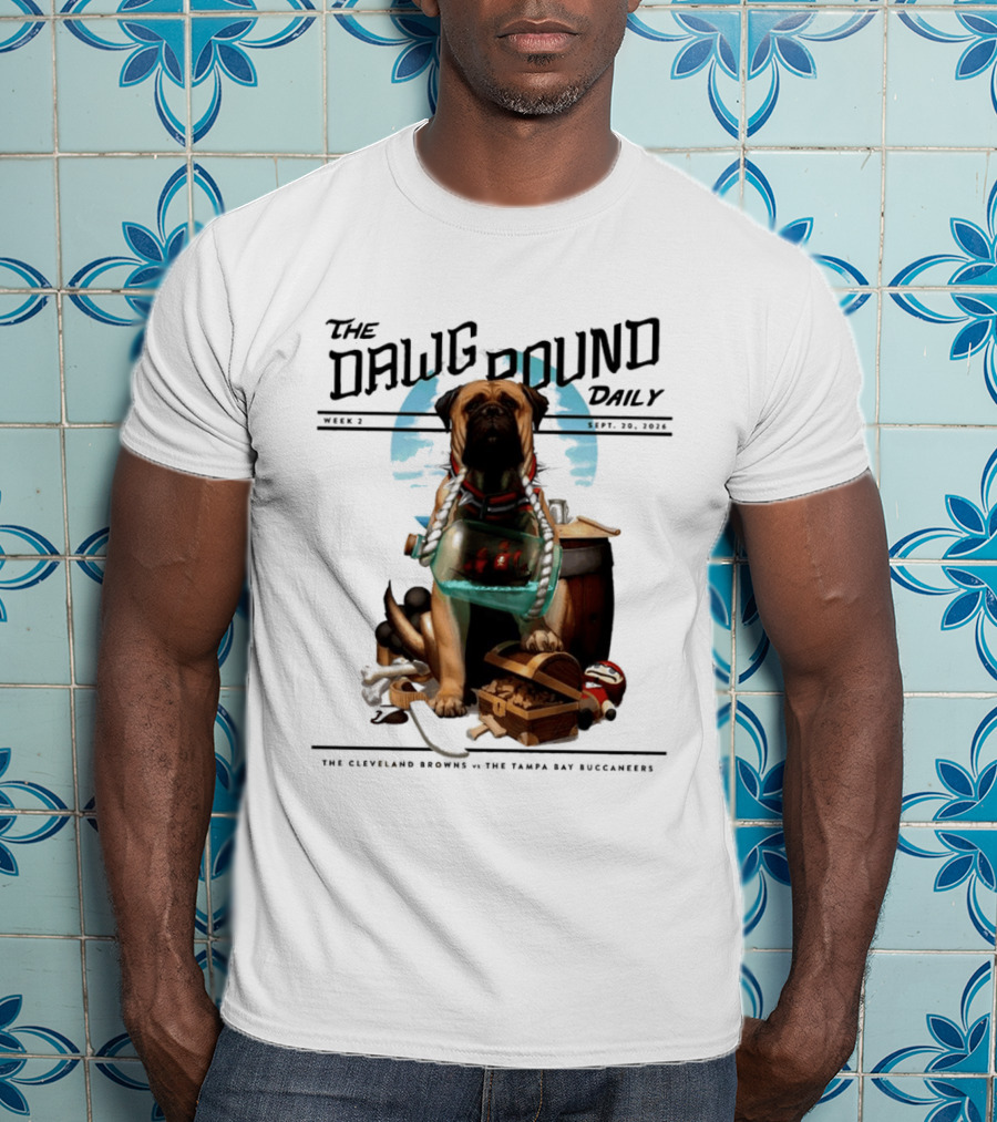 The Dawg Pound Daily Cleveland Browns Vs Tampa Bay Buccaneers Sept 2023 T-Shirt