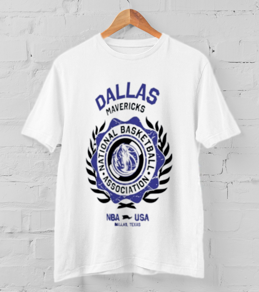Dallas Mavericks National Basketball Association USA Laurels 2026 T-Shirt