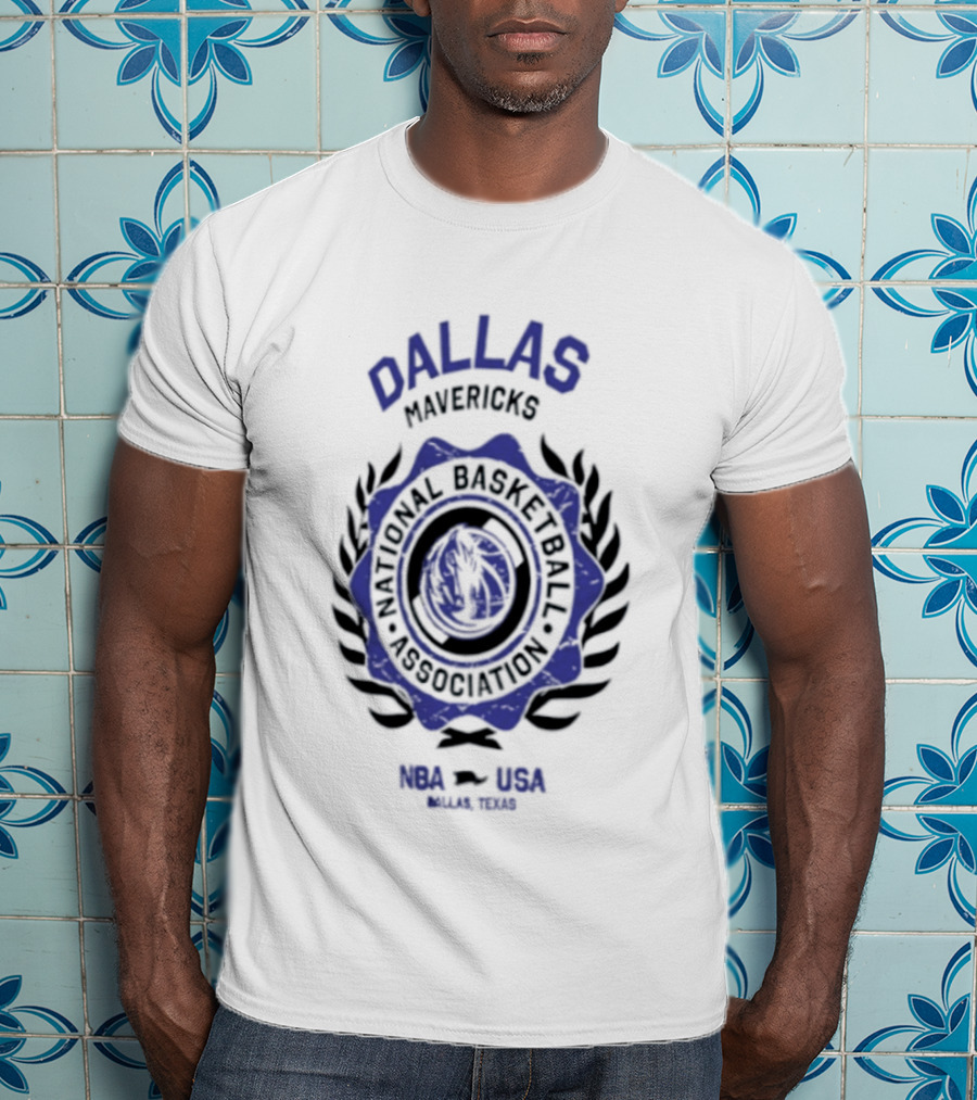 Dallas Mavericks National Basketball Association USA Laurels 2026 T-Shirt