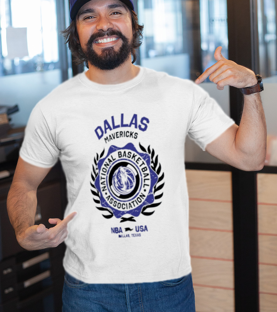 Dallas Mavericks National Basketball Association USA Laurels 2026 T-Shirt