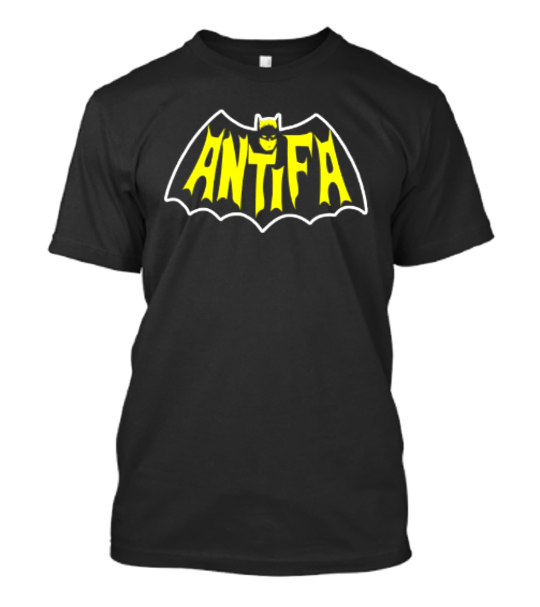Antifa Batman Logo Style Comic T-Shirt
