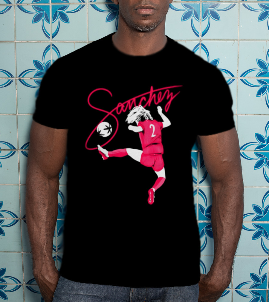 Sanchez Number 2 Soccer Player Kick T-Shirt