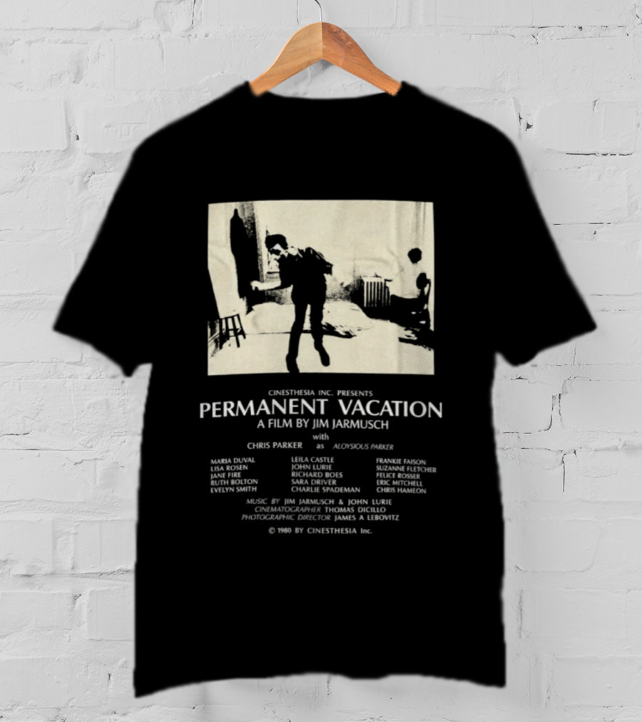 BTS Suga Min Yoongi Chris Parker Jim Jarmusch Permanent Vacation Film T-Shirt