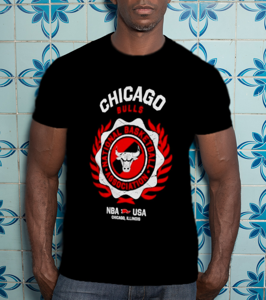 Chicago Bulls NBA USA Central Division Champions Chicago Illinois T-Shirt