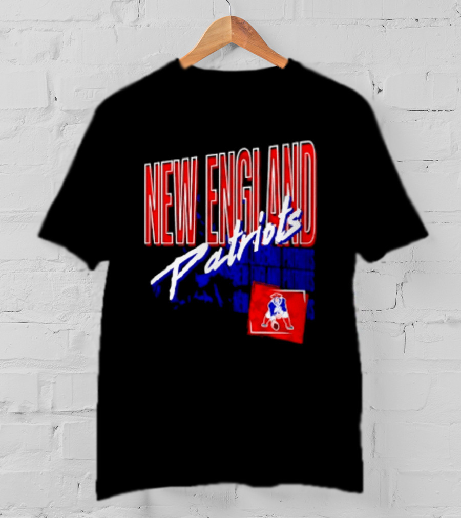 New England Patriots Red White Team Sports T-Shirt
