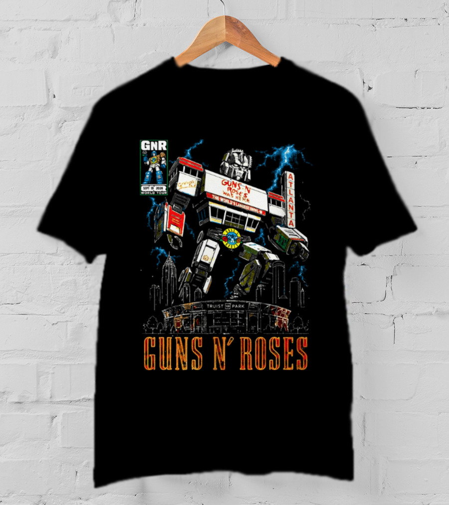 Guns N Roses Truist Park Atlanta GA 2026 Megazord Event September 19 T-Shirt