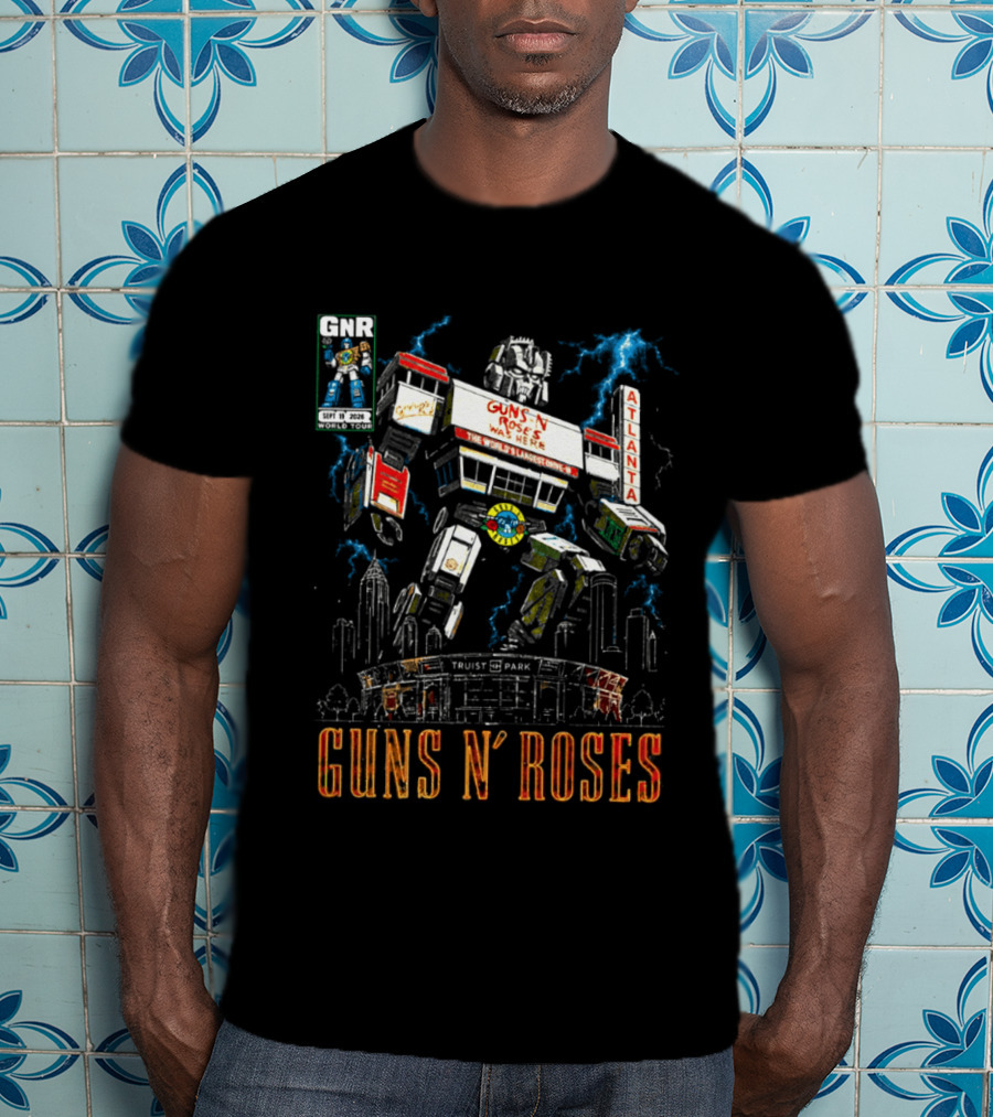 Guns N Roses Truist Park Atlanta GA 2026 Megazord Event September 19 T-Shirt