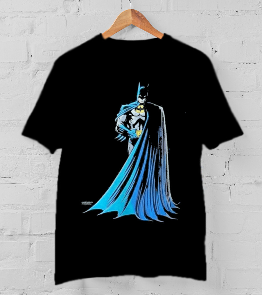 IShowSpeed 1989 Batman DC Comics Blue And Grey Cape T-Shirt