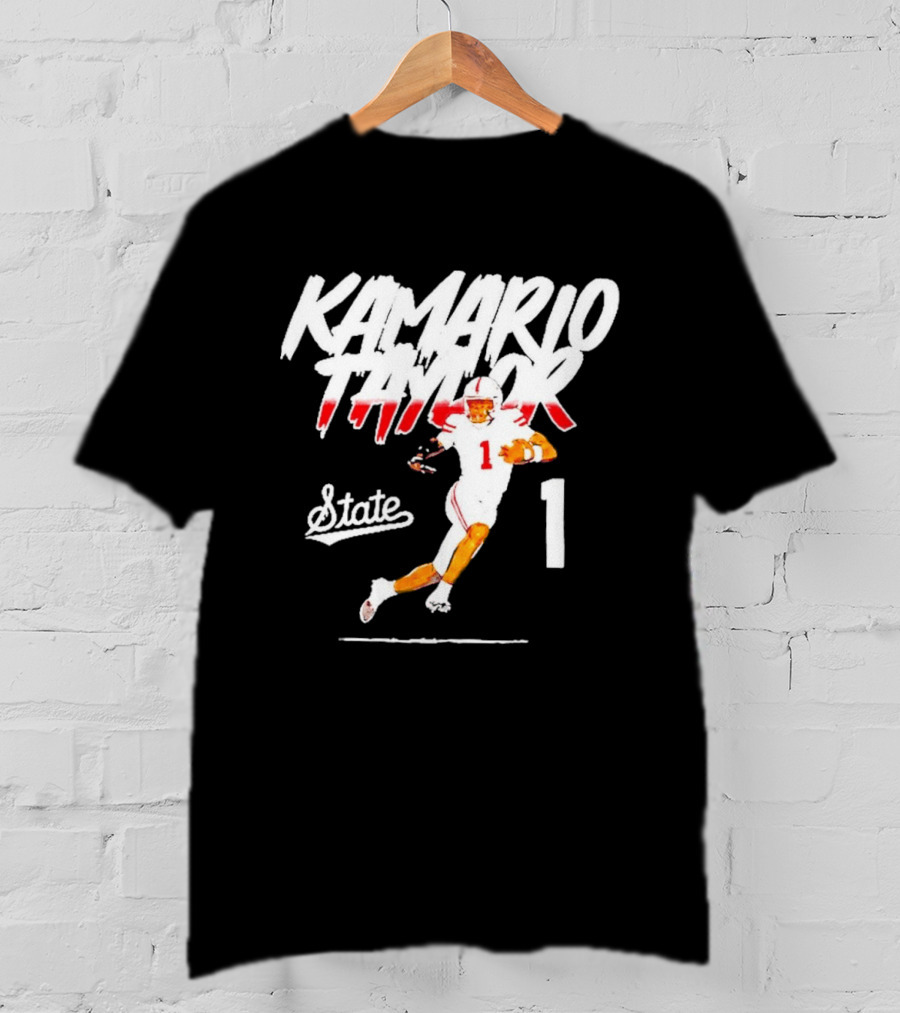 Kamario Taylor State 1 Football Player Bootleg T-Shirt