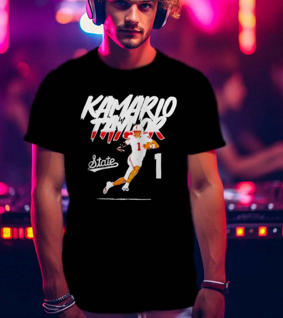 Kamario Taylor State 1 Football Player Bootleg T-Shirt