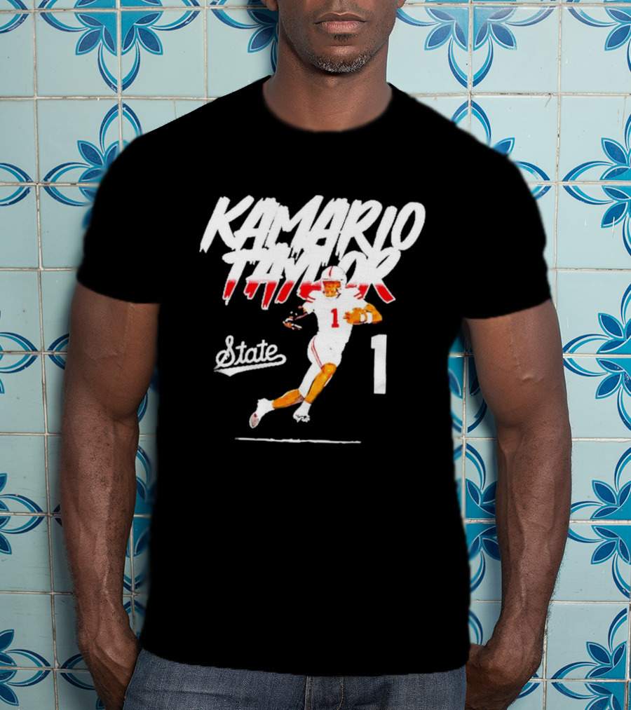 Kamario Taylor State 1 Football Player Bootleg T-Shirt