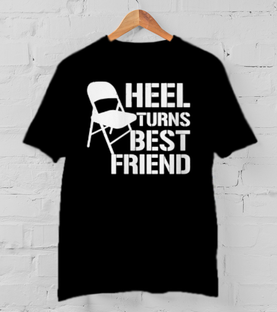 Heel Turns Best Friend Kayfabe Department Folding Chair T-Shirt