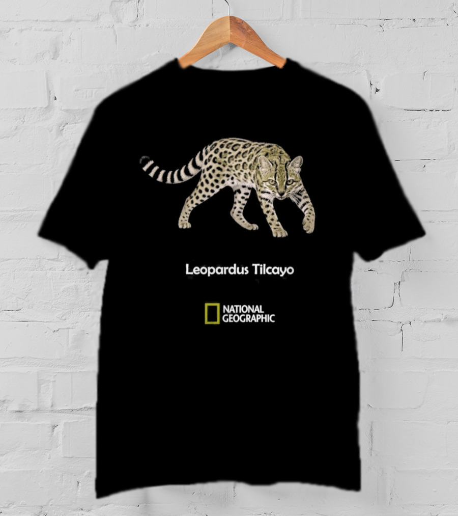 Leopardus Tilcayo National Geographic Wildlife September 2026 Discovery T-Shirt