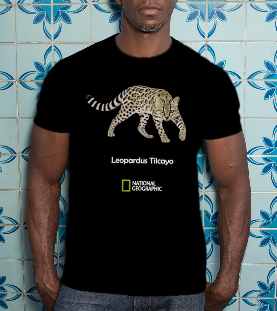 Leopardus Tilcayo National Geographic Wildlife September 2026 Discovery T-Shirt