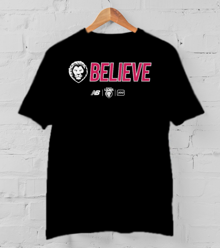 New Balance Lions BELIEVE 2026 Grand Finalist AFL You T-Shirt