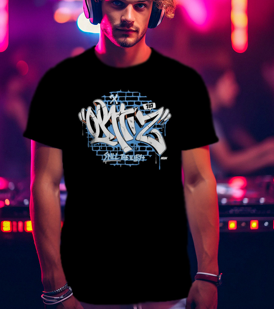 Ortiz Still The Illest Graffiti Style 787 Wall T-Shirt
