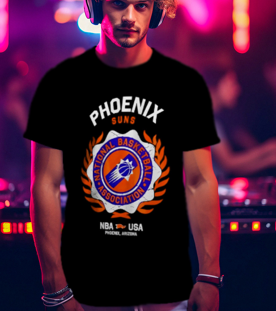 Phoenix Suns NBA National Basketball Association USA Laurel Crest 2026 T-Shirt