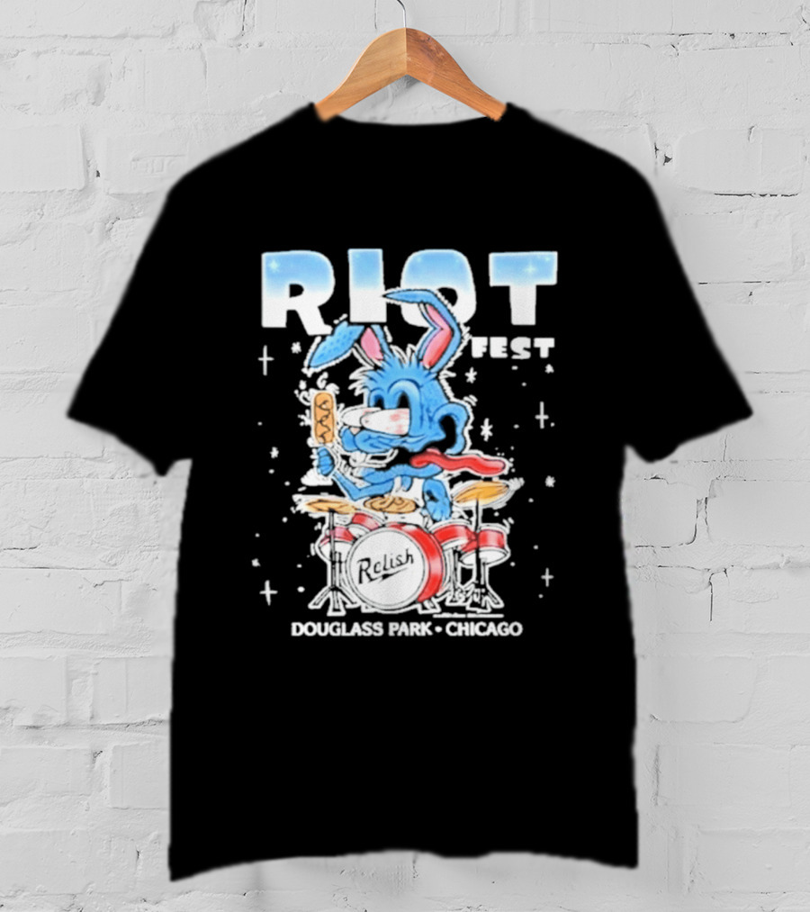 Riot Festival 2026 Douglass Park Chicago Relish Event T-Shirt