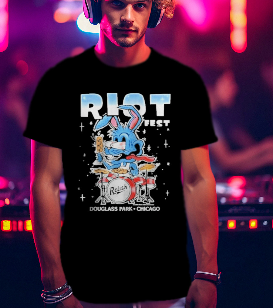 Riot Festival 2026 Douglass Park Chicago Relish Event T-Shirt